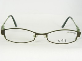 Ogi Mod. 2211 657 Matt Green Eyeglasses Glasses Metal Frame 46-18-135mm Korea - £43.35 GBP