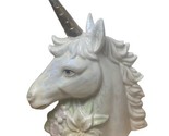 Price Products Unicorn Head  Figurine Porcelain Luster Glazed Figurine 6... - £16.78 GBP