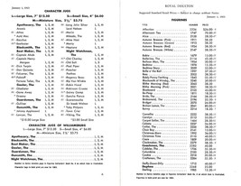 1963 Royal Doulton Figurines, Character  Jugs Price List-6 pages - £4.71 GBP