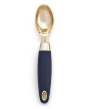 Art &amp; Cook Silicone &amp; Stainless Steel Ice Cream Scoop Blue and Gold NIB - $9.98