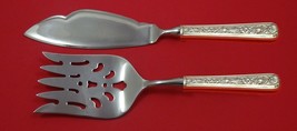 Windsor Rose by Watson Sterling Silver Fish Serving Set 2 Piece Custom HHWS - £106.12 GBP