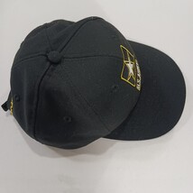 US Army Men's Back Strap Black Baseball Cap Hat One Size Fits All Made In USA image 6