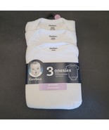 Gerber Baby Unisex White Onesies 3 Pack NEW Short Sleeve Bodysuits Preem... - $93.85 MXN