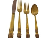 Danish Baroque by Towle Sterling Silver Flatware Service 12 Set Vermeil ... - $4,306.50