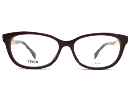 Fendi Eyeglasses Frames FF0233 S85 Purple Grey Gold Full Rim Cat Eye 54-... - $118.79
