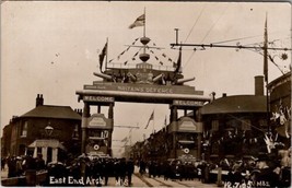 UK Patriotic End Arch Marking King Edward VII Queen Alexandria Vst Postcard Z15 - £15.94 GBP