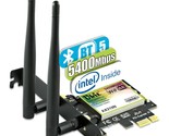 5400Mbps Pcie Wifi Card Intel 6E Chipset (6Ghz&amp;5Ghz&amp;2.4Ghz) Pcie Wifi Ca... - £42.99 GBP