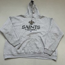 New Orleans Saints Men&#39;s XXL Grey Hoodie 2XL Football NFL - £15.81 GBP