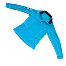 Columbia Golf Blue Polyester Half Zip Pullover Long Sleeve Top Womens Si... - $14.84