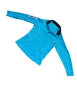 Columbia Golf Blue Polyester Half Zip Pullover Long Sleeve Top Womens Si... - $20.15 CAD