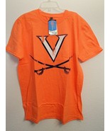 NCAA Virginia Cavaliers Vintage Short Sleeve Tee, Large, Orange - £7.80 GBP