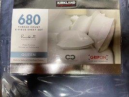 Kirkland Signature 680 Thread Count 6-piece Sheet Set, Queen Blue - €50,00 EUR