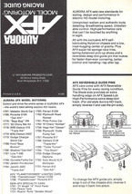 1973 Aurora NY AFX Pre Magnatraction Non-Mag Racing Paper Guide Unused P... - $130.42 MXN