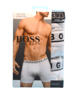 Hugo Boss Men’s White 3 Pack Underwear Briefs Cotton  Trunk Boxers Size 2XL - £27.06 GBP