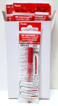 NEW Pentel 12-PACK Permanent Marker RED Ink Refill NR3-B for NXS15 Handy-line - £9.22 GBP
