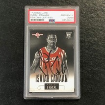 2013-14 Panini Hrx #9 Isaiah Canaan Signed Card Auto Psa Slabbed Rc Rockets - £35.25 GBP