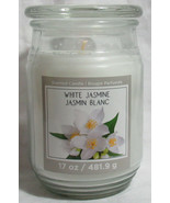 Ashland Scented Candle NEW 17 oz Large Jar Single Wick Spring WHITE JASMINE - £15.48 GBP
