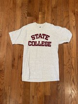 Vintage 80s Retro Penn Pennsylvania State College T-Shirt Shirt Adult Large Tee - $58.40