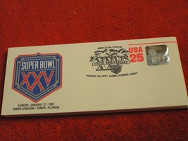 1991 NFL Super Bowl XXV NY Giants Vs. Buffalo Bills FDC Cachets with Holograms! - £3.13 GBP