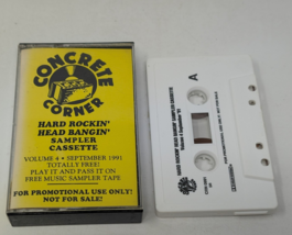 Concrete Corner Volume 4 Cassette Tape Primus Morbid Angel Bogeymen Death 1991 - £11.63 GBP