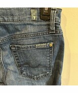 7 FOR ALL MANKIND Roxanne Blue Jeans Straight Size 25 Great Condition - $34.70 CAD