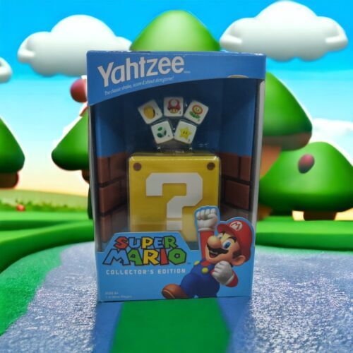SUPER MARIO BROS YAHTZEE Collectors Edition Hasbro Nintendo Age 8+ Collectable - £31.22 GBP