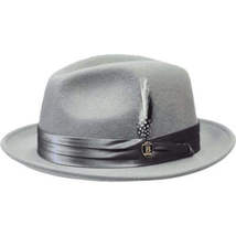 Bruno Capelo Hat Australian Wool Crushable Fedora Giovani UN130 Gft.Gray image 3