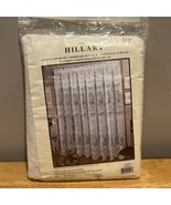 National Curtain Hillary Ecru Lace Panel Floral Rose 58x84” Vintage - $369.20 MXN