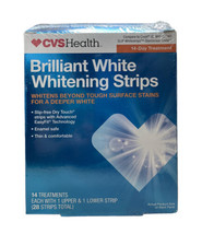 Brilliant White Whitening Strips 14 Day Treatment Exp 09/2024 - $17.81