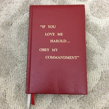 If You Love Me Harold Obey My Commandment Wyoming Family Publishing Leather 1982 - £5.00 GBP