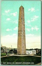 Bunker Hill Monument Charlestown MA Massachusetts UNP Unused DB Postcard G1 - £2.33 GBP