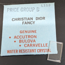 Genuine NEW Bulova - Christian Dior Replacement Watch Crystal Part# L153 - $17.81