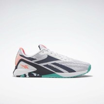 Reebok Men&#39;s Nano X1 Training Sneaker FZ5680 White/Gray/Teal  Size 8M - $126.97