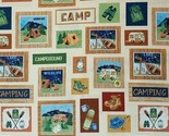 Cotton Live Love Camp by Nicole Decamp Camping Fabric Print by Yard D688.90 - $13.95