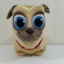 Disney Collection Rolly Puppy Dog Pals Plush Stuffed Animal Pug Toy Junior - £14.45 GBP