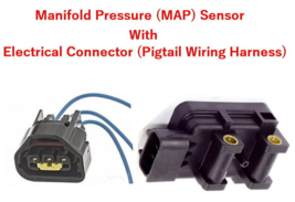 Manifold Absolute Pressure Sensor (MAP) W/ Connector Fits:Dodge Dodge Ram &amp; Jeep - £11.39 GBP