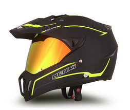 NENKI Motorcycle Helmet Full Face Dual Sport DOT Approved Biker Helmets - £89.51 GBP