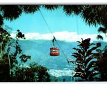 Caracas Venezuela Teleferico Del Avila Tram Gondola UNP Chrome Postcard S8 - $3.51