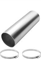 Universal 4" OD Straight Aluminum Pipe for Intake Turbo Intercooler 12" ... - $17.99