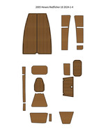 2005 Hewes Redfisher 18 Swim Platform Cockpit Mat Boat EVA Foam Teak Flo... - $1,366.33 CAD