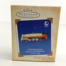 Hallmark Keepsake Christmas Ornament Lionel Train 1939 Hiawatha Steam Locomotive - £26.07 GBP