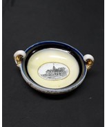 Antique ca. 1900 Brockton, MA Cobalt Souvenir Trinket Bowl THE POST OFFICE - $13.99