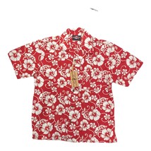 BEAR Surf  Shirt Size Large Men Hawaiian Floral Print Kona wave Aloha Hawaii - £23.25 GBP