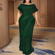 Formal Dresses For Women 2023 Plus Size Maxi Green  Off  Summer Women Elegant Ev - £95.05 GBP