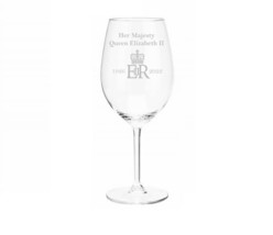 Her Majesty Queen Elizabeth II Memorial Wine Glass 1926 - 2022 (1) - £15.60 GBP+