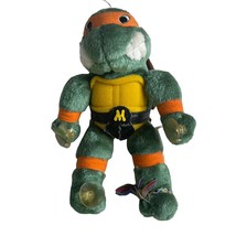 Vintage 1988 Teenage Mutant Ninja Turtles Michelangelo Plush Suction Cup TMNT - £19.37 GBP