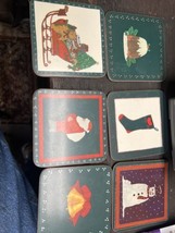 Vintage Pimpernel Christmas Cork Coaster Set of 6 - $18.99