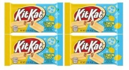 Kit Kat Easter Lemon Crisp 1.5 oz Bars Set of 4 LIMITED EDITION Wafer Creme 2/25 - £9.43 GBP