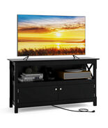 TV Stand Entertainment Center with Charging Station for TVs up to 50 Inc... - $3,938.06 MXN
