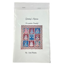 Quilter&#39;s Garden Quilt PATTERN Granny&#39;s Aprons 32&quot; x 35&quot; Linda Paladino - £11.37 GBP